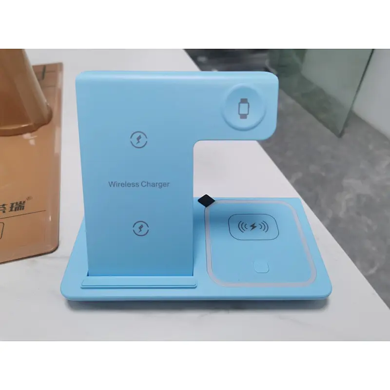 Foldable 3-in-1 Fast 15W Wireless Charger