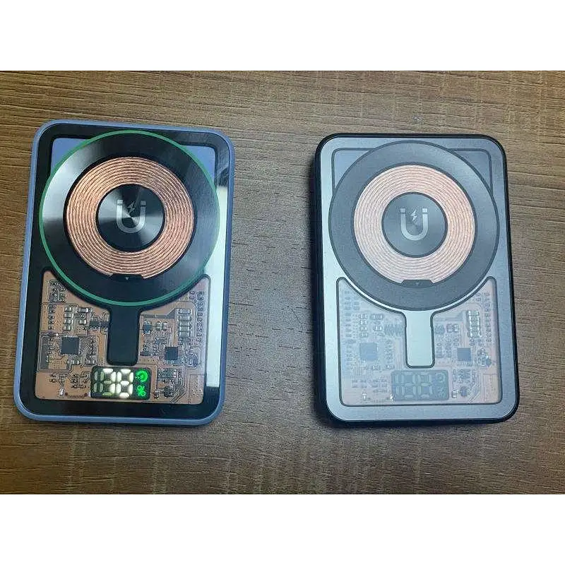 5000mAh Magnetic Magsafe transparent design Wireless Power Bank