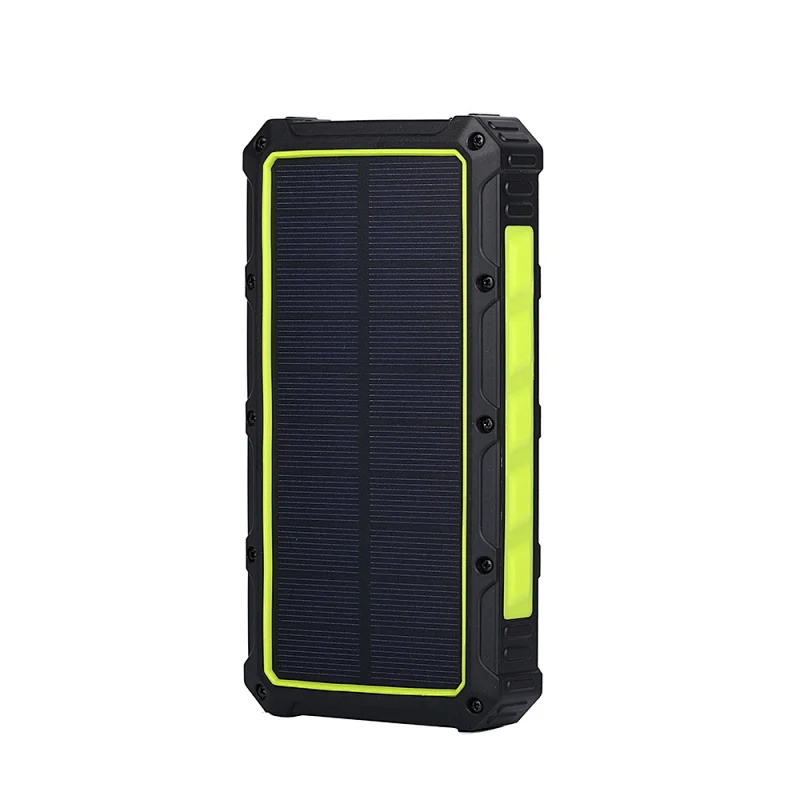 Rugged Wireless Charging Solar Power Bank 20000mAh