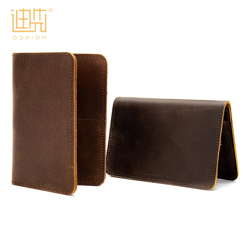 High quality wholesale 2019 new retro style genuine leather card holder wallet