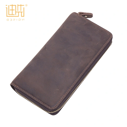 cartera con cremallera para hombre