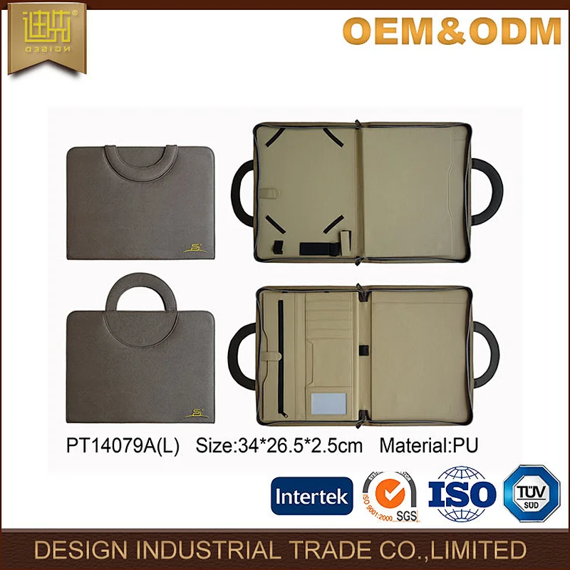 New product men fashion portfolio with magnetic handle