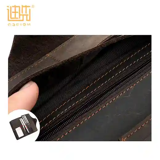 nti-magnetic cloth man wallet