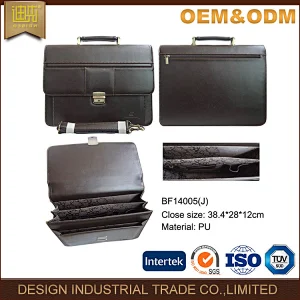 bag manufacture cheap messenger fashion executive men leather briefcase