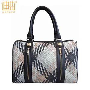 China supplier fashion ladies handbag high quality PU handbag