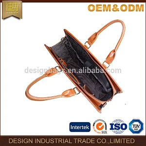 Wholesale China supplier new designer PU leather business Men laptop bag