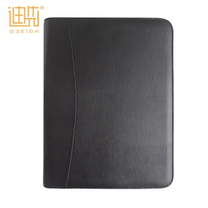 Promotion pu leather padfolio A4 size portfolio file folder