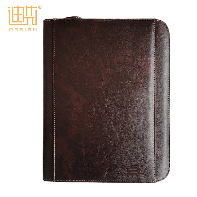 Wholesale Customization Business PU Leather Portfolio Cover Folder Carrying Cases