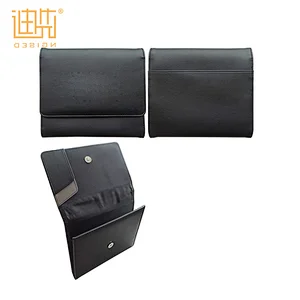 Bag for car documents leather car key holder car document holder bag
