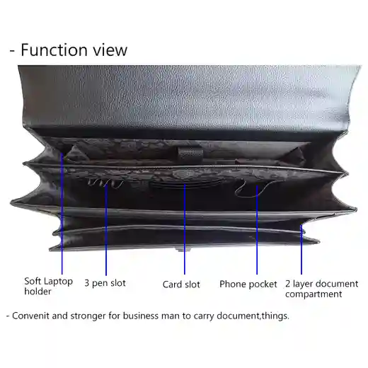 lawyer briefcase with lock