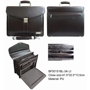 Customise style luxury multifunction felt office bag men business briefcase