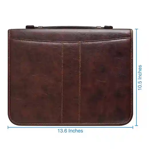 leather portfolio case folder