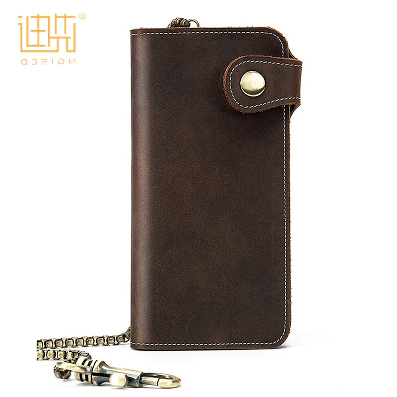 Hot sale vintage minimalist wallet slim cow hide leather men wallet