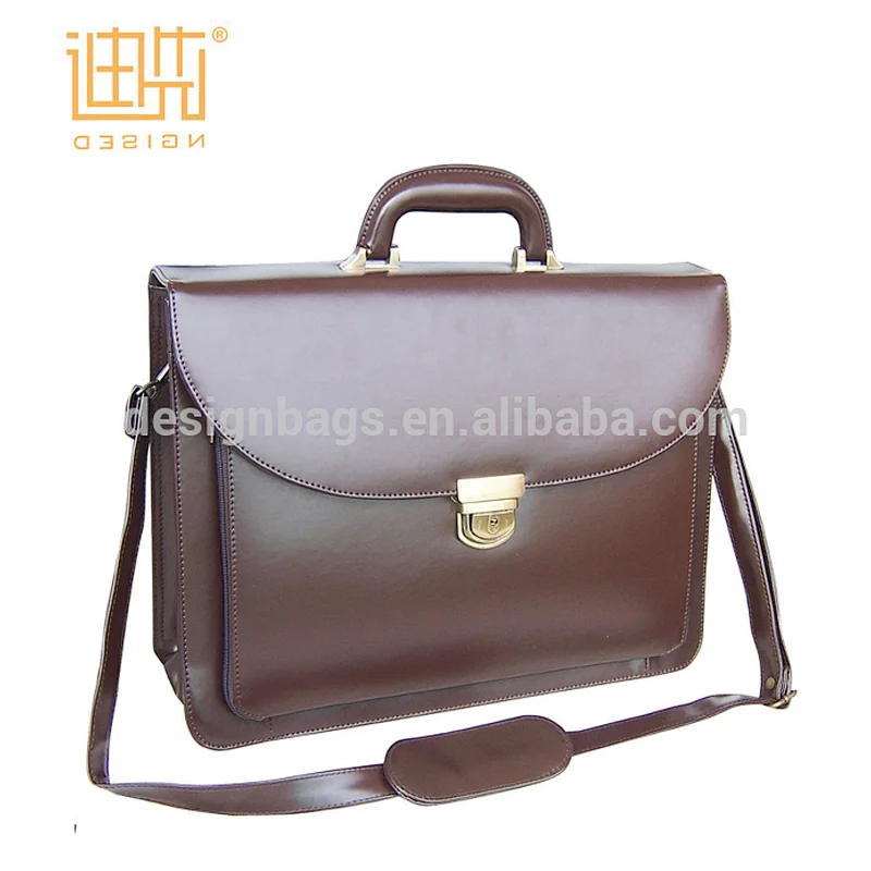vintage pu leather laptop briefcase document bags