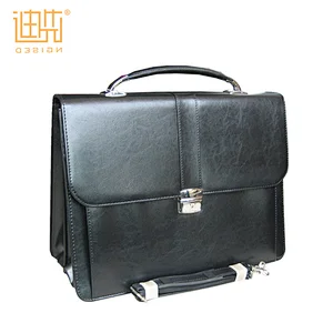 Premium PU Leather Men Laptop Bag Briefcase