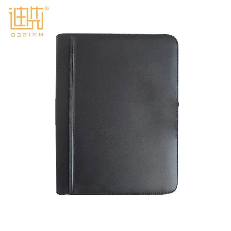 High quality fashion PU leather men portfolio bag without handle