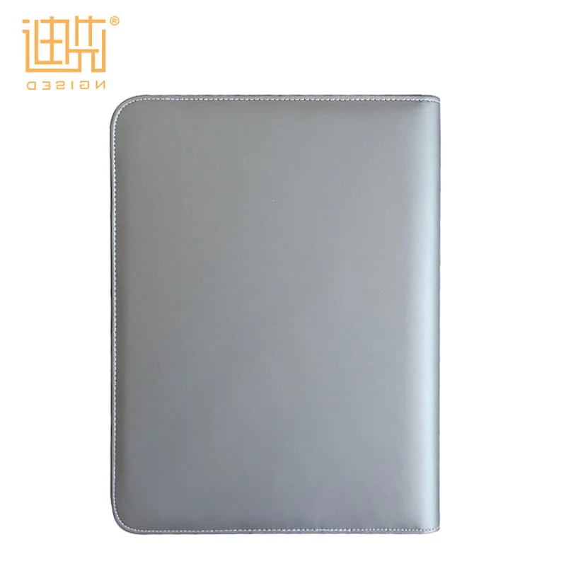 With document outside pocket bag 4 ring binder portfolio compendium folder