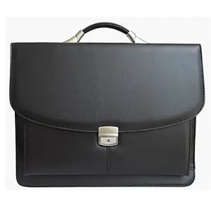 Factory Professional zipper leather briefcase bag manufacturers