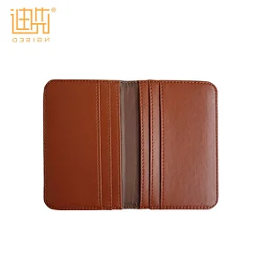 Wholesale RFID real leather short clip wallet for men