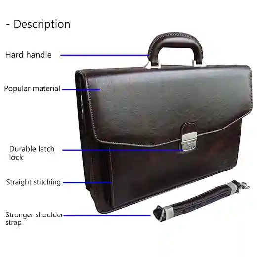 best vintage leather briefcase