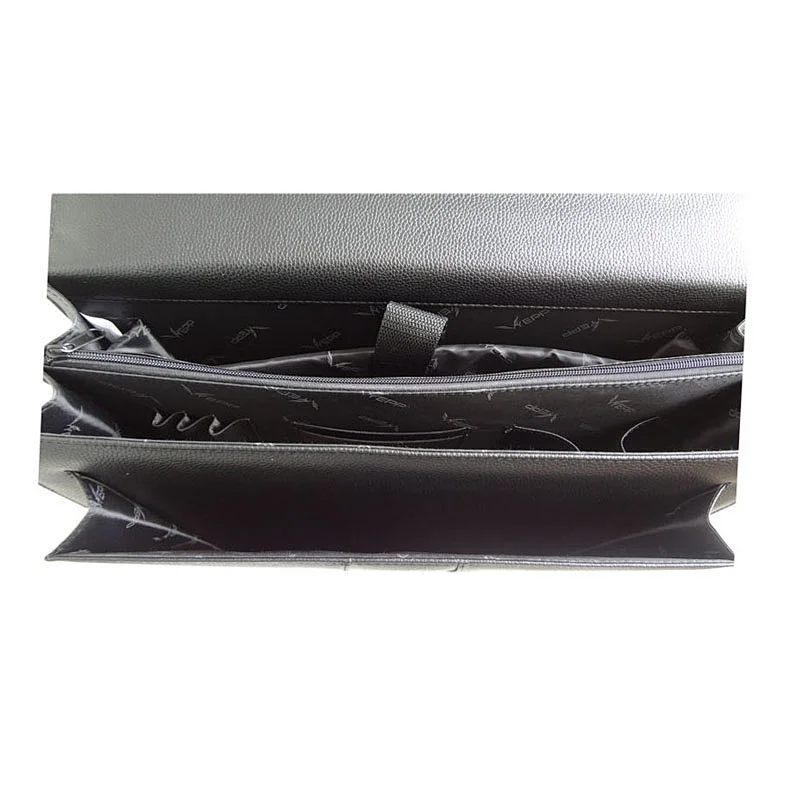 China manufacturer black PU business bag briefcase for man