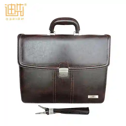 metal lock briefcase office business bag