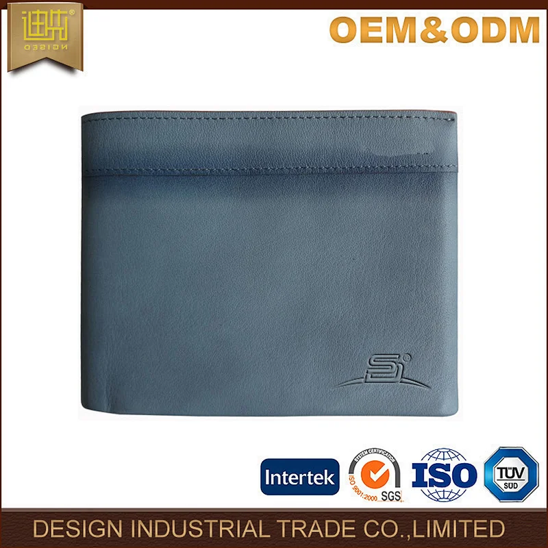 China Manufacturer Mens designer wallets with coin compartment