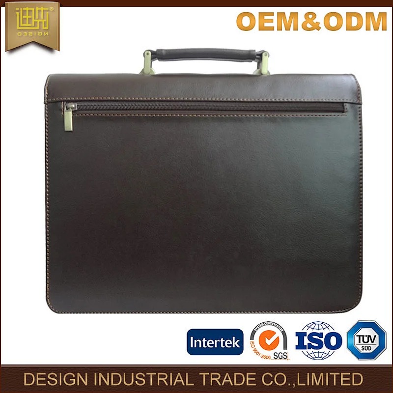 bag manufacture cheap messenger fashion executive men leather briefcase