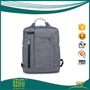 Fashion dual-use backpack Gray backpack Teenage school bag