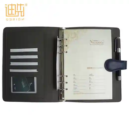 business planner leather notebook