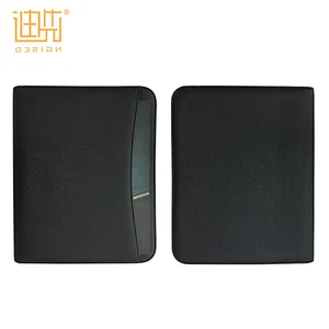 Guangzhou bag customized business travel A4 document holder PU leather portfolio