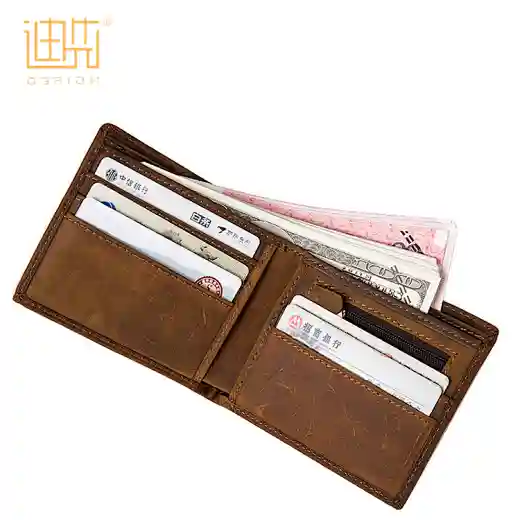 genuine cow hide leather wallets