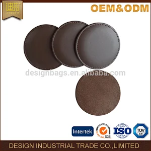 China supplier PU coaster circle tea cup mat
