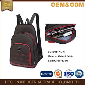 China wholesale bag manufacture Oxford fabric backpack for laptop