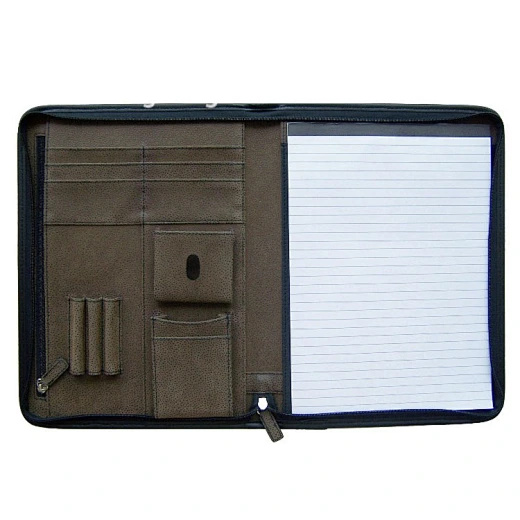 cartera bolsa con carpeta con cremallera