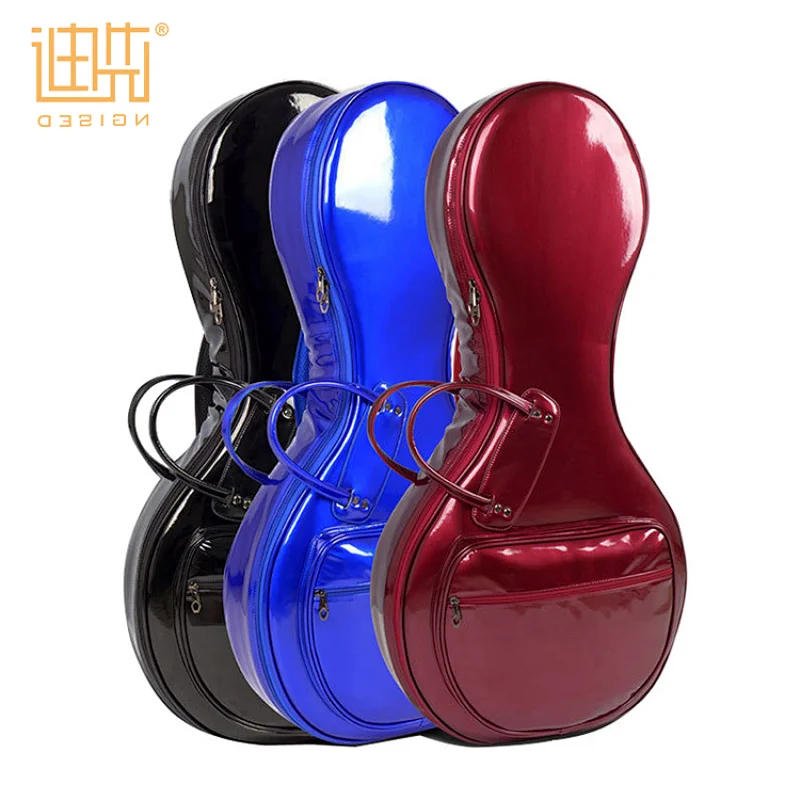 Handle design backpack waterproof pu musical instrument bag for lute