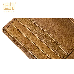 High quality elegance genuine pure cow leather wallets for men