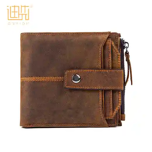 Custom cowhide leather wallet