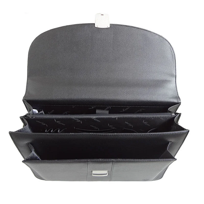 China manufacturer black PU business bag briefcase for man