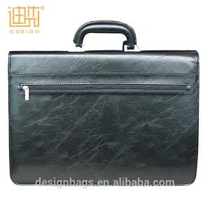 OEM Office Business PU Leather Handbag Briefcase Laptop Bag For Men