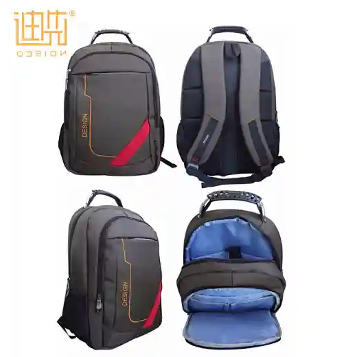 Mochila escolar de nailon para hombre.