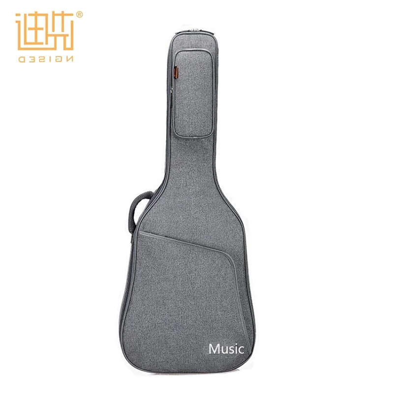 Factory custom logo waterproof gray backpack guitar travel bag