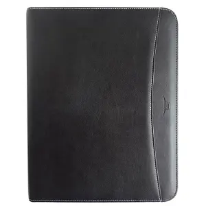 Wholesale Custom High quality Fashion A4 PU Business Conference Folder Portfolio with Mobile Phone holder