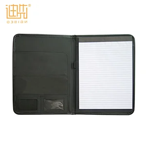 wholesale stationery case portfolio holder notebook cover Fabric folder for documents A4 folders for office with pen holder