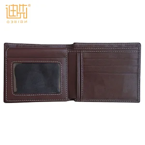 Wholesale factory outlet short PU leather pu leather wallet business man wallet