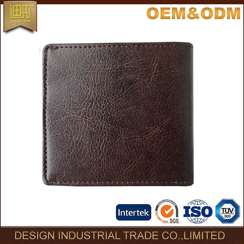 Mens brown wallet Italy style credit card holder