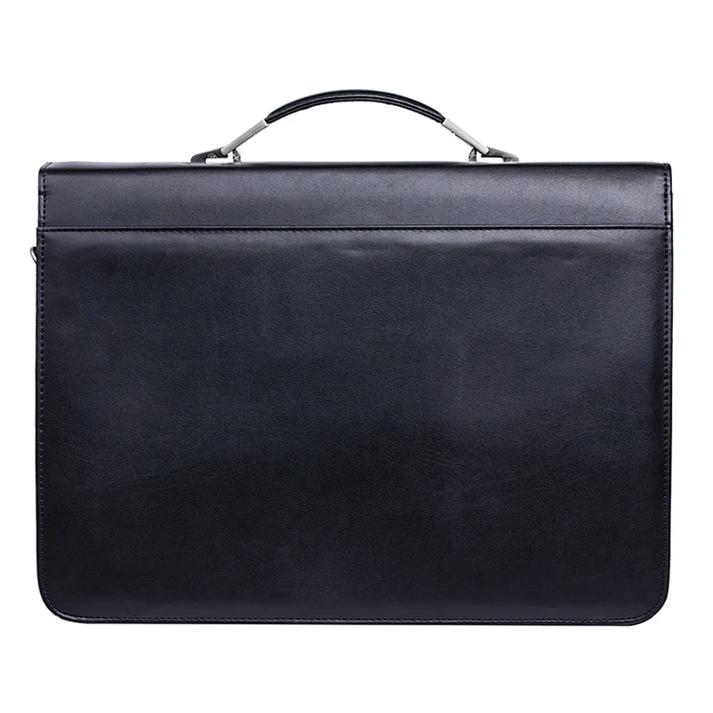 Hot selling business men tote bag fashion pu leather briefcase