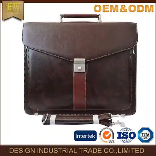 PU man leather handbag