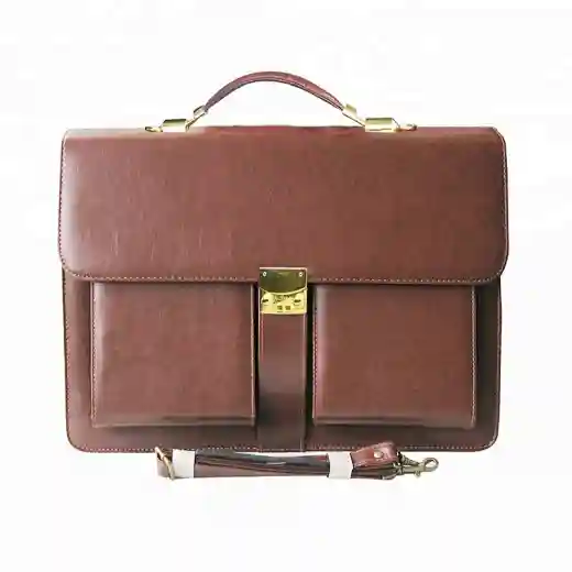 Classical pu leather briefcase