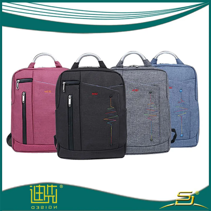 Fashion dual-use backpack Gray backpack Teenage school bag